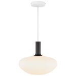 Nordlux Alton Pendelleuchte Glas Schwarz | Geeignet für E27
