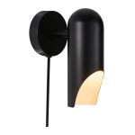 DFTP by Nordlux Rochelle Wandleuchte Metall Schwarz | 76mm - Geeignet für GU10