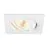 SLV New Tria 68 Spot Aluminium Weiß Quadrat 8.3W 750lm 38D - 930 Warmweiß | Ausschnitt 68mm - Höchste Farbwiedergabe - Dimmbar 