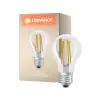 Ledvance Classic LED E27 Birne Fadenlampe Klar 5.9W 806lm - 827 Extra Warmweiß | Dimmbar - Ersatz Für 60W