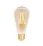 WiZ Smart LED E27 Edison Fadenlampe Messing 6.5W 720lm - 820-845 Abstimmbares Weiß | Dimmbar - Ersatz Für 50W