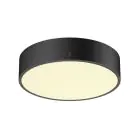 SLV Medo Pro 30 Wand und Deckenleuchte Aluminium Schwarz Rund 10W 1250lm - 930-940 CCT | IP50 - Höchste Farbwiedergabe - Dimmbar 