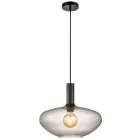 Nordlux Alton Pendelleuchte Glas Schwarz | Geeignet für E27