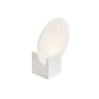 Nordlux Hester Wandleuchte Glas Weiß - 9.5W 900lm - 930 Warmweiß | IP44 - Höchste Farbwiedergabe - 3-Stufen Dimmbar