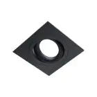 Noxion Einbau Spot Boxi MR16 schwenkbar Schwarz | Ausschnitt 80mm - GU10 Sockel