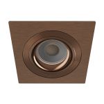 Noxion Encastré Spot Boxi MR16 Inclinable Dorée | Diamètre 80mm - IP20 - incl. GU10 Culot 