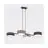Emibig Suspension Luminaire Drumz Acier Noir | Convient pour 4x E14 - Max 10W
