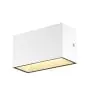 SLV Sitra M Up/Down Applique Murale Aluminium Blanc 14W 1880lm - 830-840 CCT | Extérieur - IP65