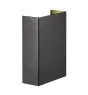 Nordlux Fold 10 Applique Murale Aluminium Noir - 8W 400lm - 830 Blanc Chaud | IP54